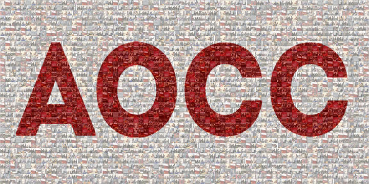collage of aocc logo